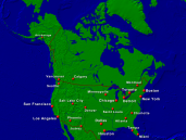 Amerika-Nord Städte + Grenzen 1600x1200